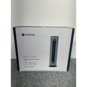 Motorola MG7700 AC1900 Dual-Band DOCSIS 3.0 Cable Modem WiFi Router w Power Cord
